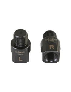 Pedals Extenders 21mm 9/16 to 1/2 Black.